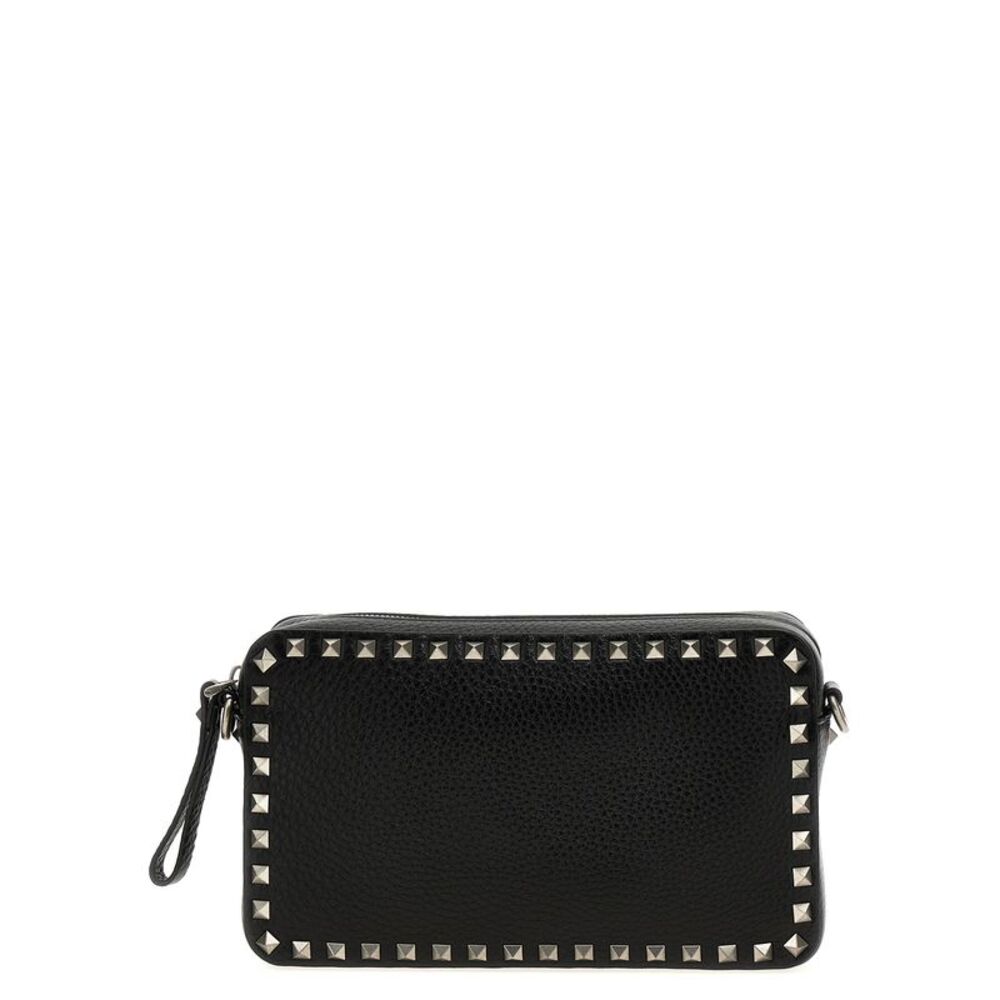 Valentino Garavani Black Calfskin Crossbody Men's Bag